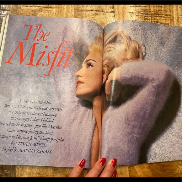 1991 Vanity Fair Magazine Madonna - Picture 5 of 8